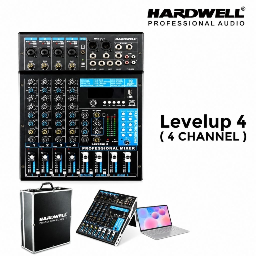 HARDWELL LEVELUP 4 Professional Mixer 4 Channel