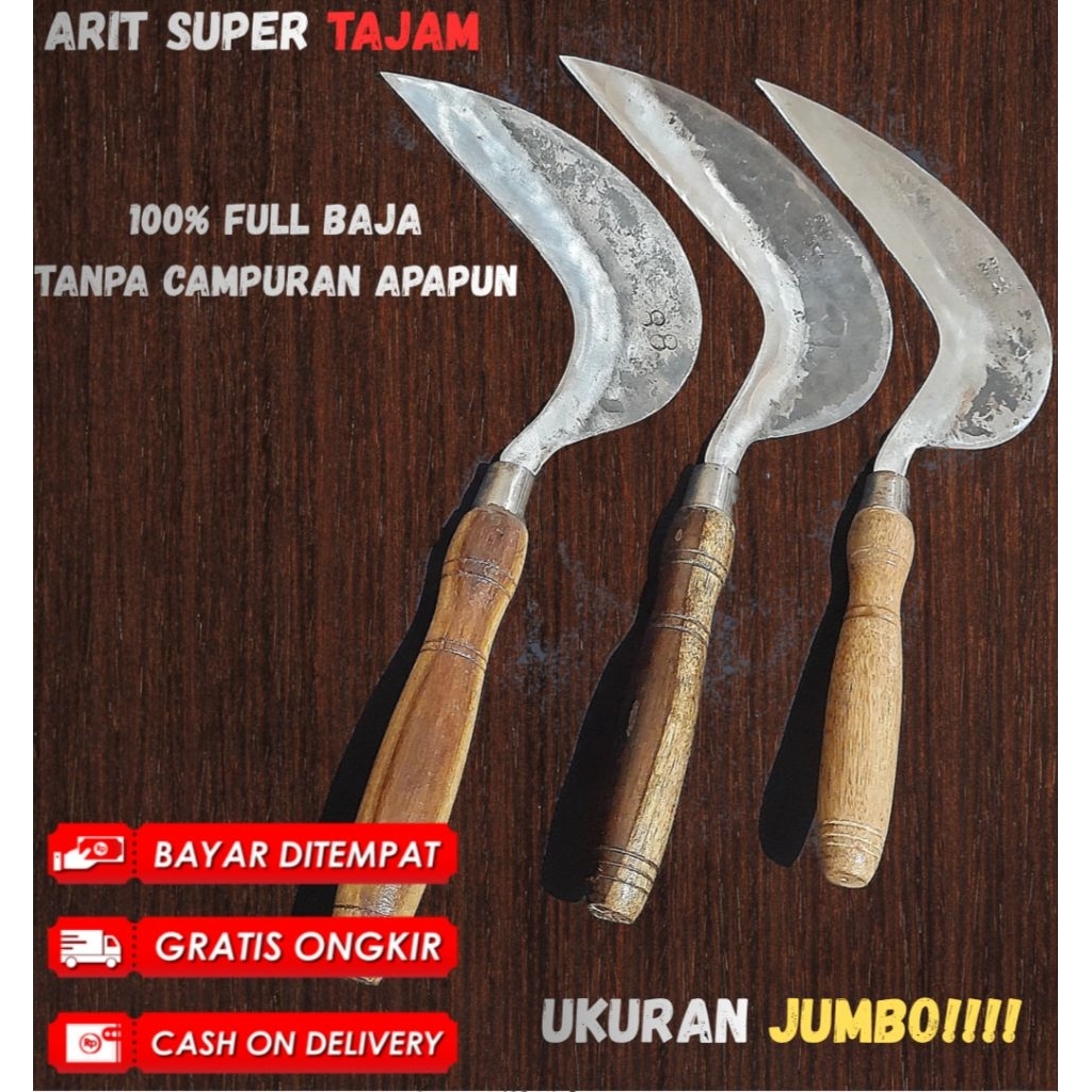 Sabit rumput JUMBO murni baja per super tajam