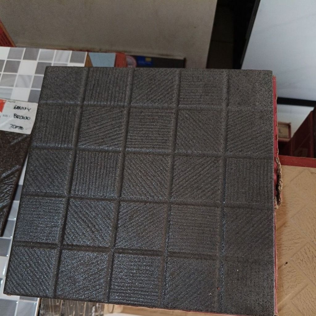 Asia tile Alpha black 25x25 kw1