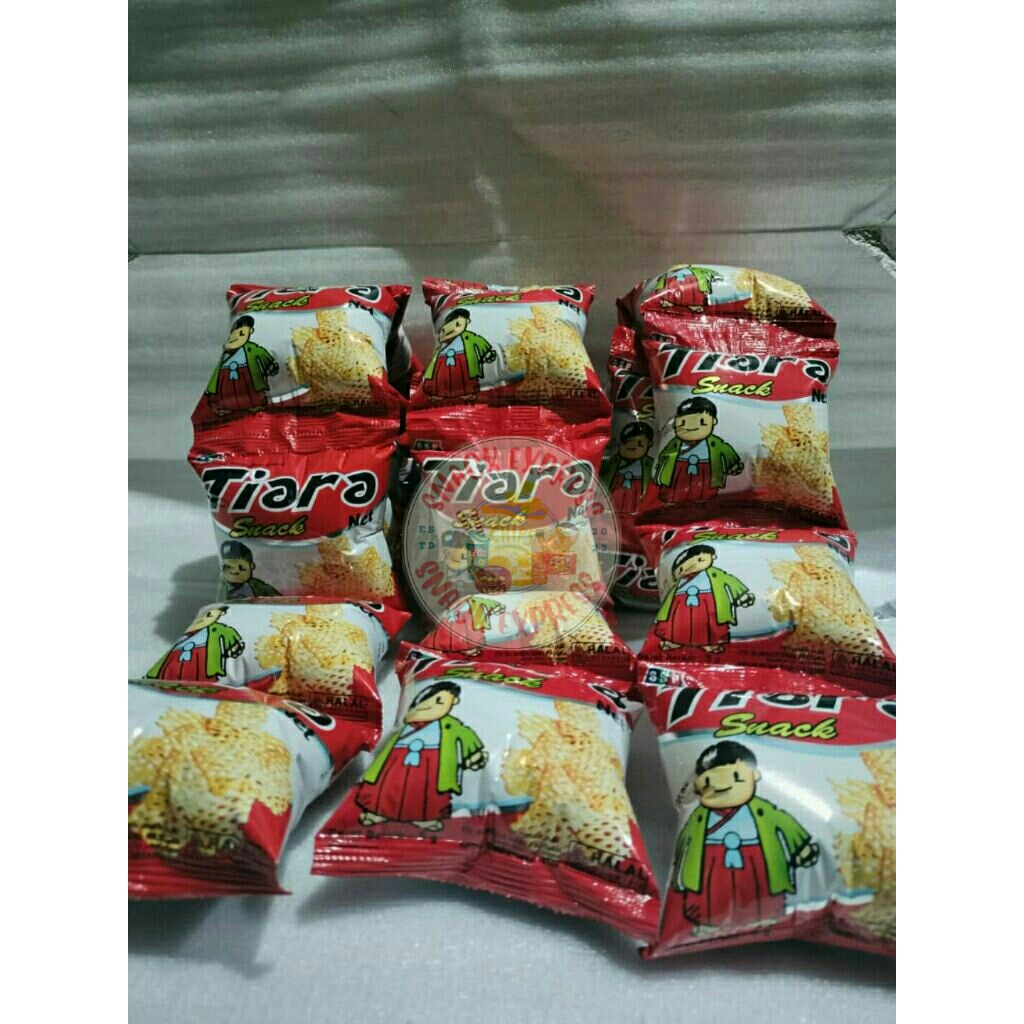 Snack Tiara 500an (1 renceng isi 10 pcs) @8g