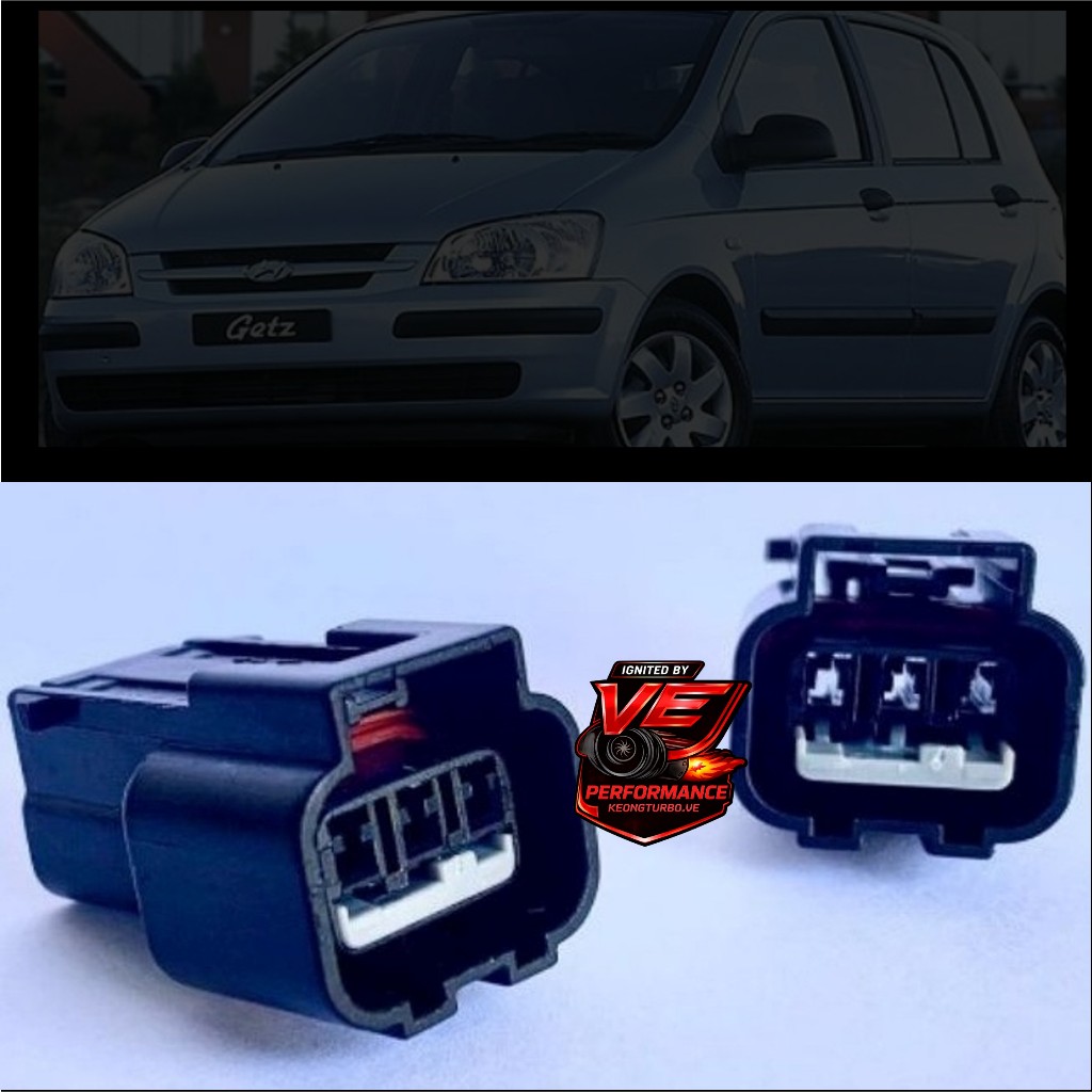 Soket Switch Sensor Ect Fan Temperatur Suhu Hyundai Getz Avega Verna