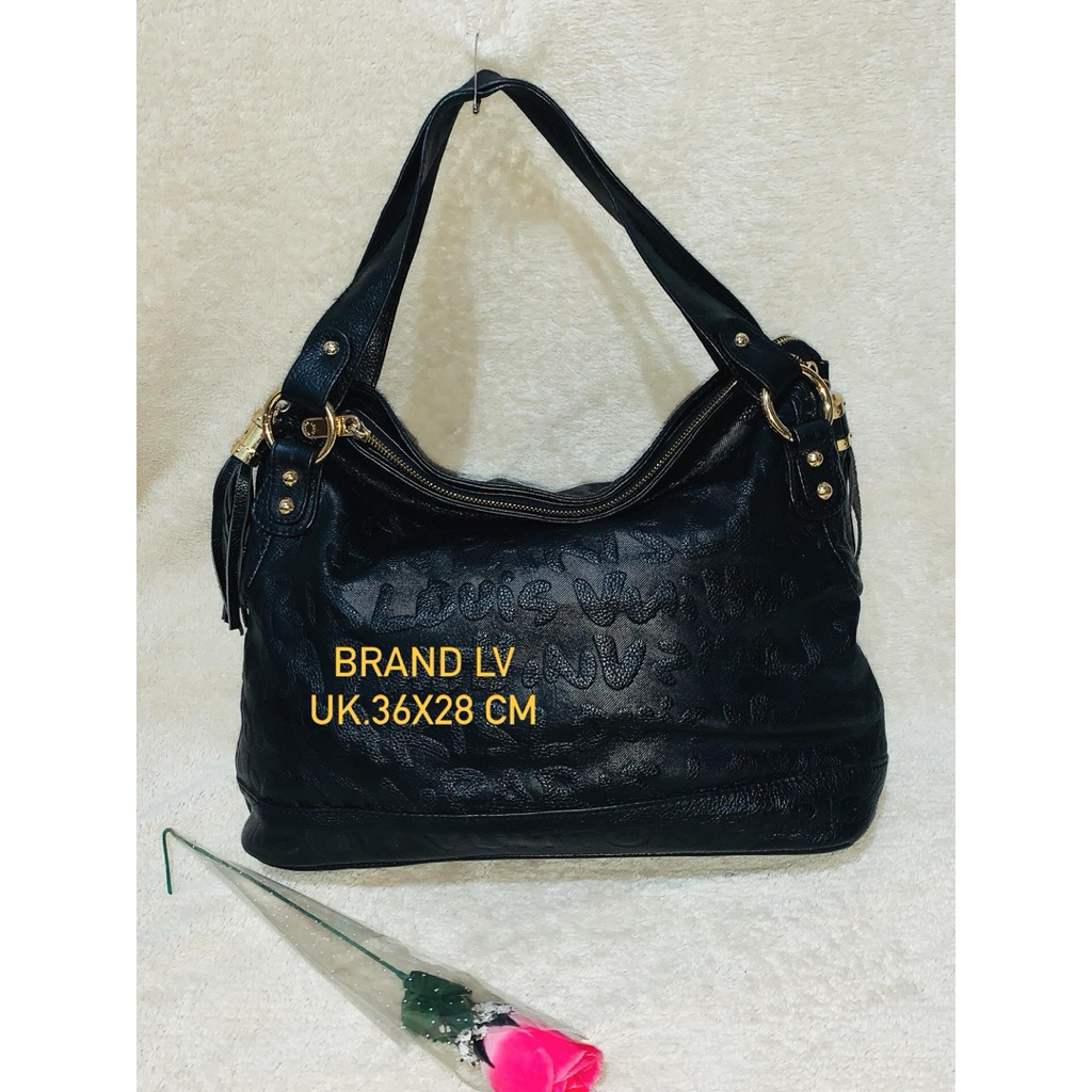 Brand LV Preloved Shoulder/Hobo Kulit Wanita