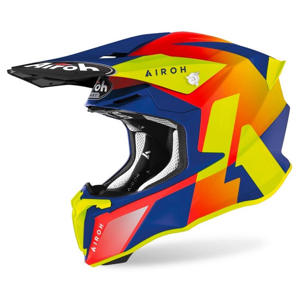 AIROH TWIST 2.0 LIFT AZZURE MATT HELM CROSS AIROH ORIGINAL