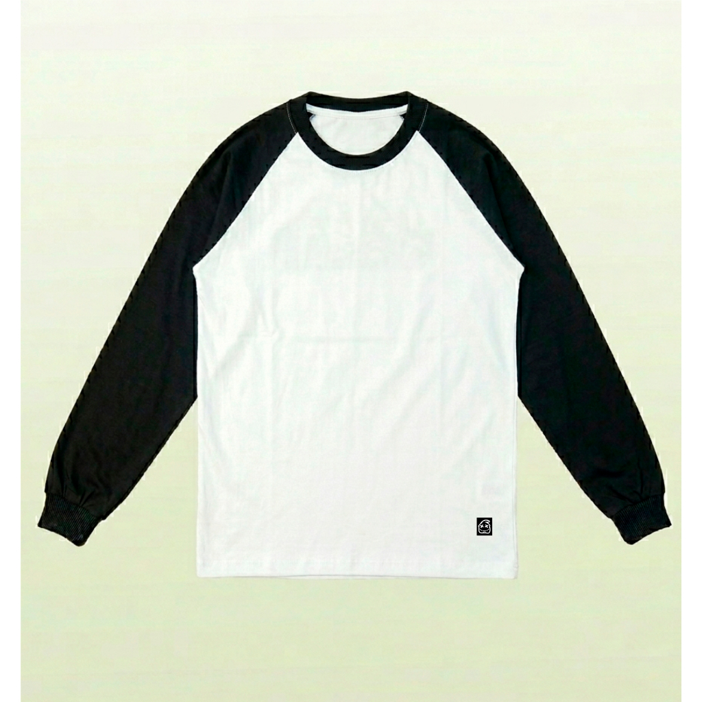 Lasting Raglan Lengan Panjang Unisex Polos Cotton Combed 24s