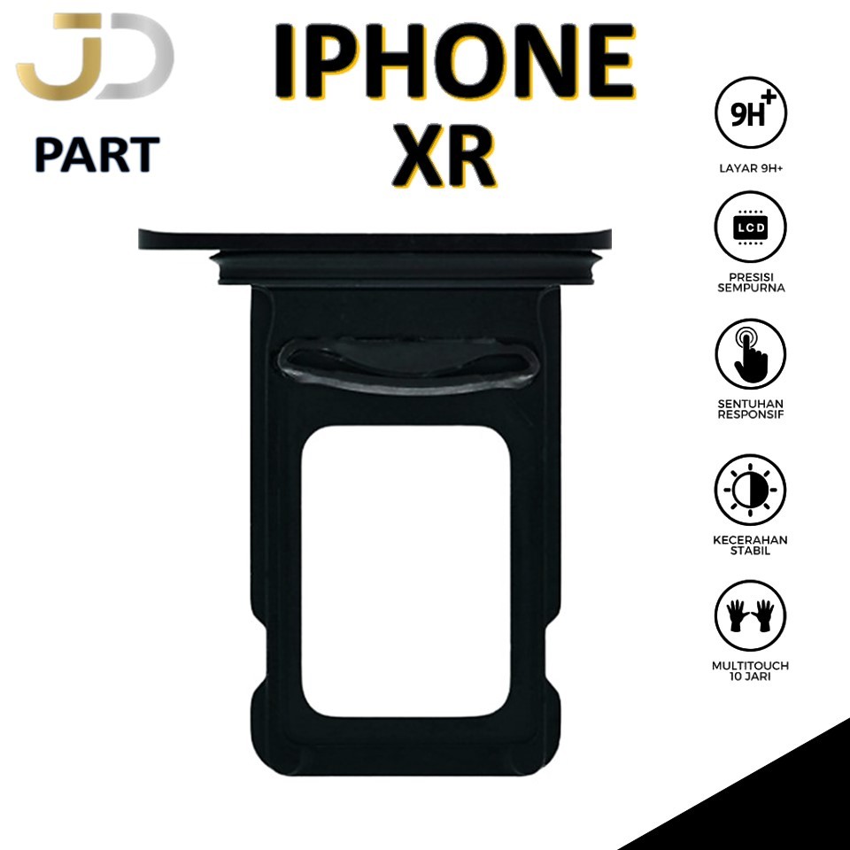 SIMTRAY / SIMLOCK / SIM HOLDER / SIM SLOT FOR XR (DUAL SIM) ORIGINAL 100%