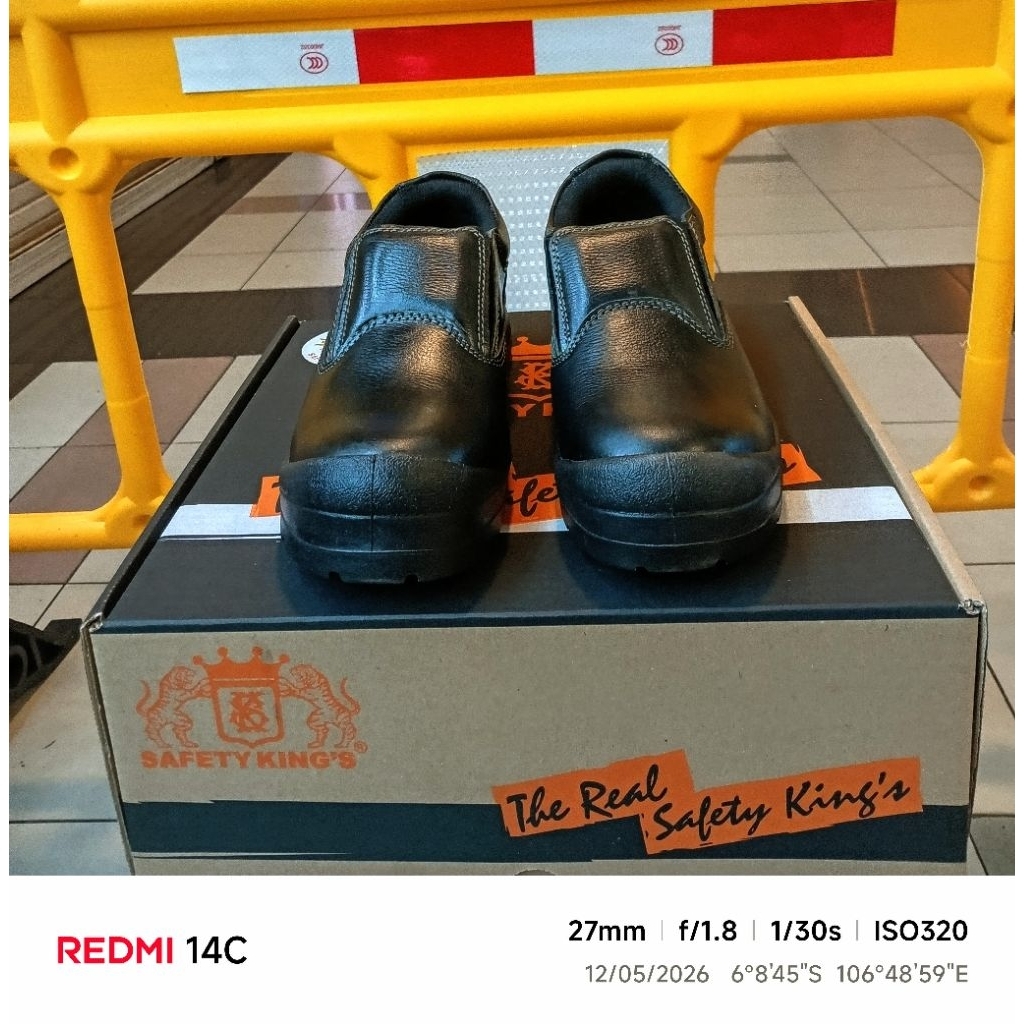Sepatu safety King's KWD 807-X (Safety Shoes) Model Slip-On Original