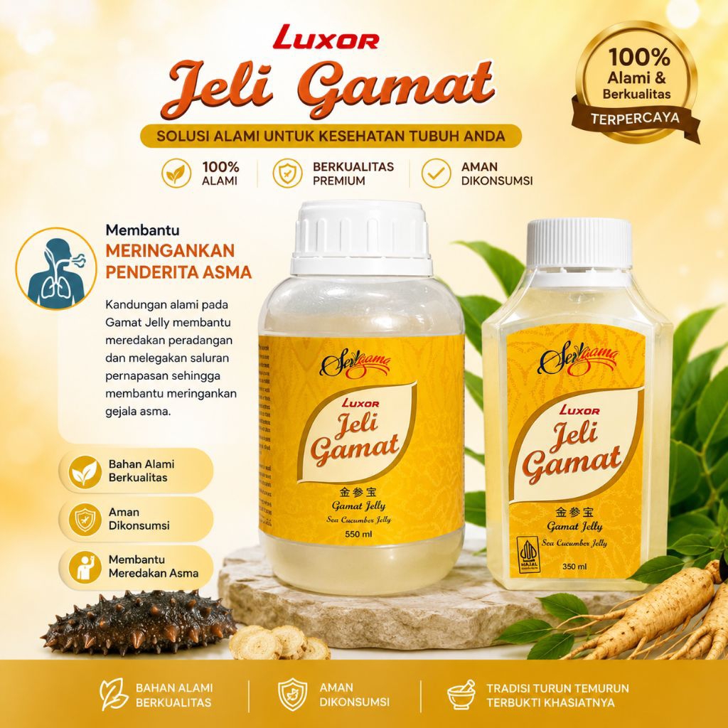 Luxor Jeli Gamat - sea cucumber jelly