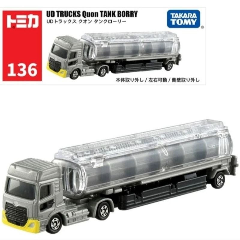 Tomica Long 136 UD Trucks Quon Tank Lorry Takara Tomy Diecast mobil truk