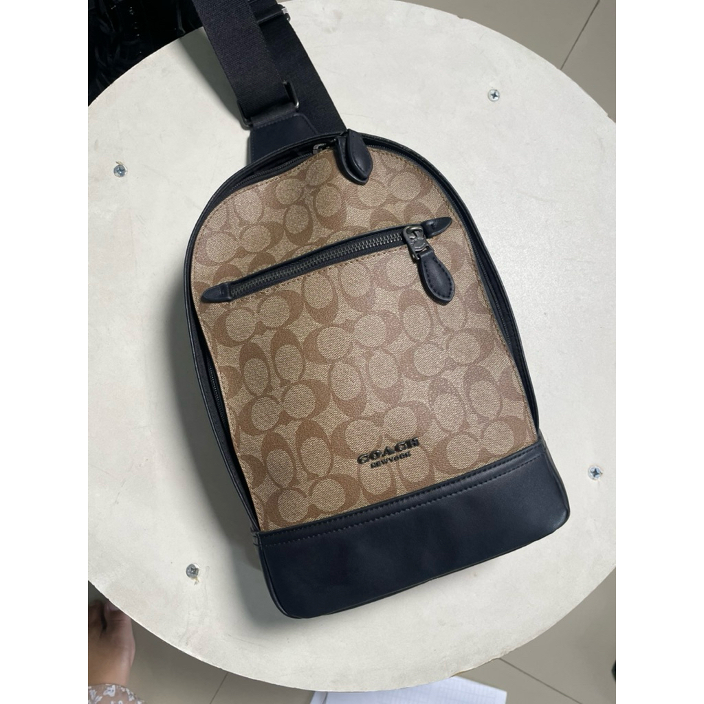 [ preloved] tas selempang pria Coach F37573||taskulitpriacoach||prelovedtas