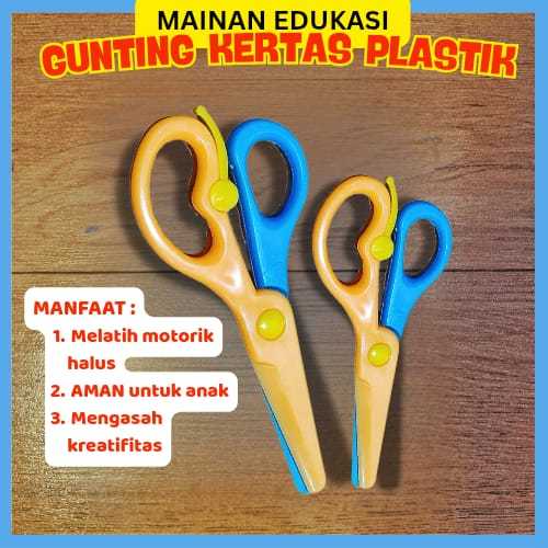 Ideasya Gunting Kertas Anak PAUD TK | Gunting Aman Belajar Menggunting Motorik Halus