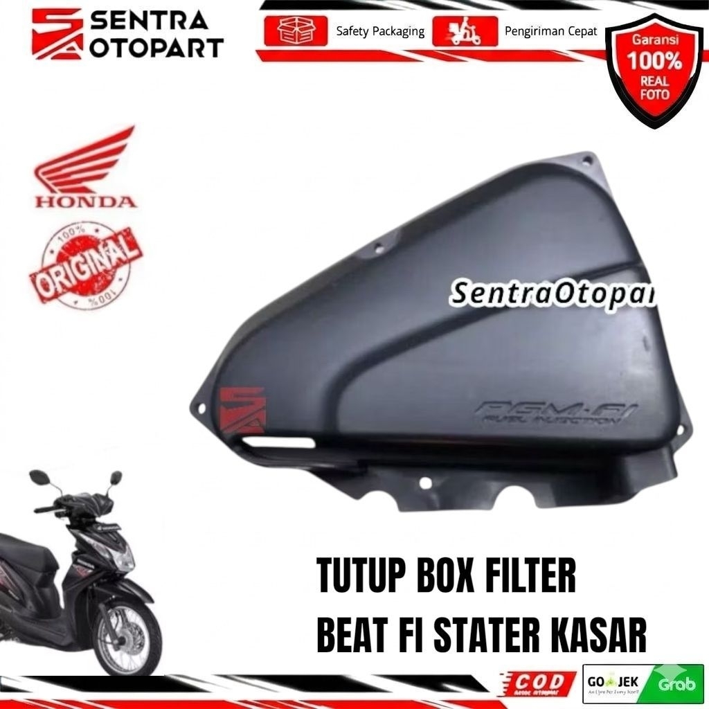 Tutup cover box filter beat scoopy spacy stater kasar ori losepack