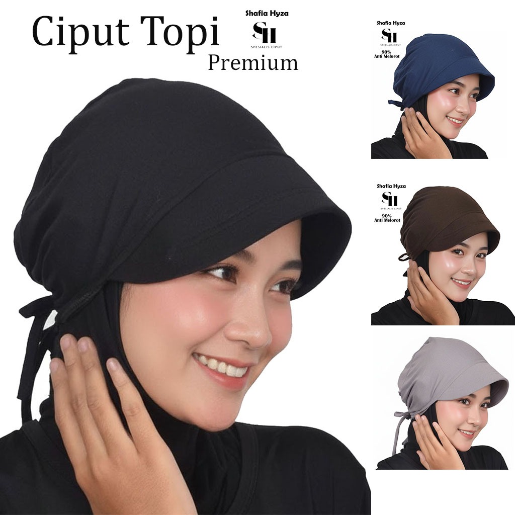 CIPUT TOPI TALI Shafia Hyza Daleman Jilbab Dalaman Kerudung