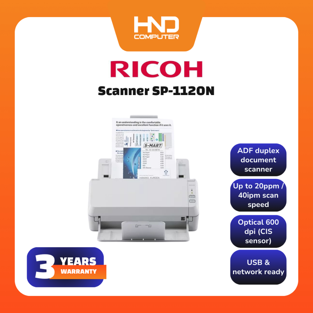 Scanner Fujitsu SP-1120N