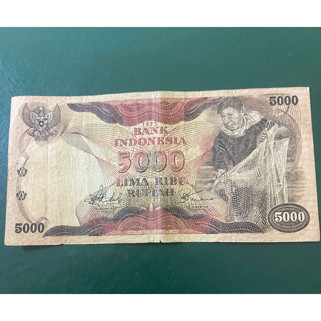Uang Kuno 5000 Penjala Cukup Bagus