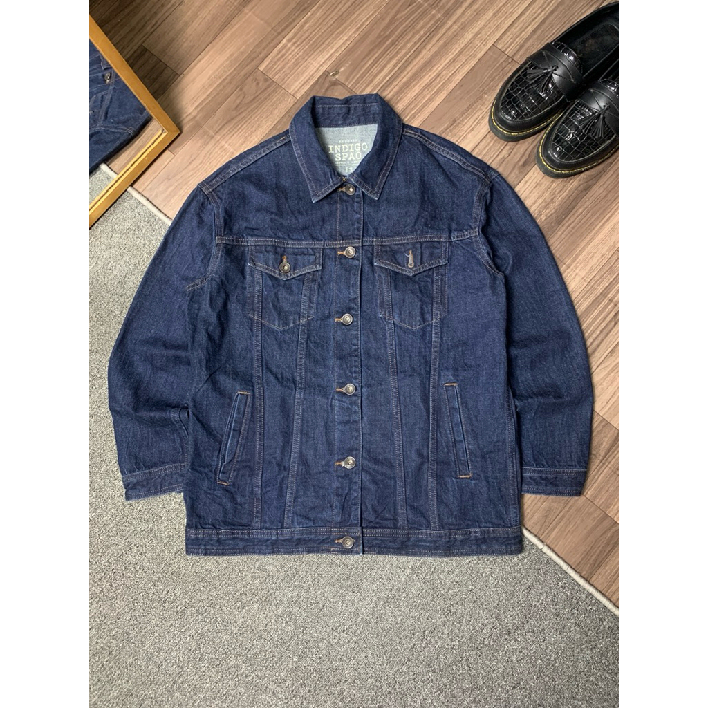 SPAO INDIGO DENIM TRUCKER Jacket—