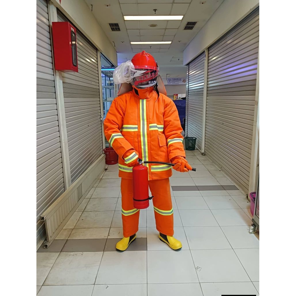Seragam Pemadam Kebakaran NOMEX IIIA / 1 Set Baju Pemadam Kebakaran / Baju Pemadam Kebakaran NOMEX I