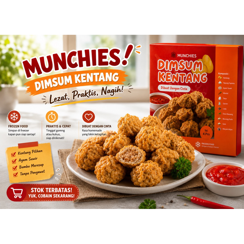 Dimsum Kentang (Frozen Food)