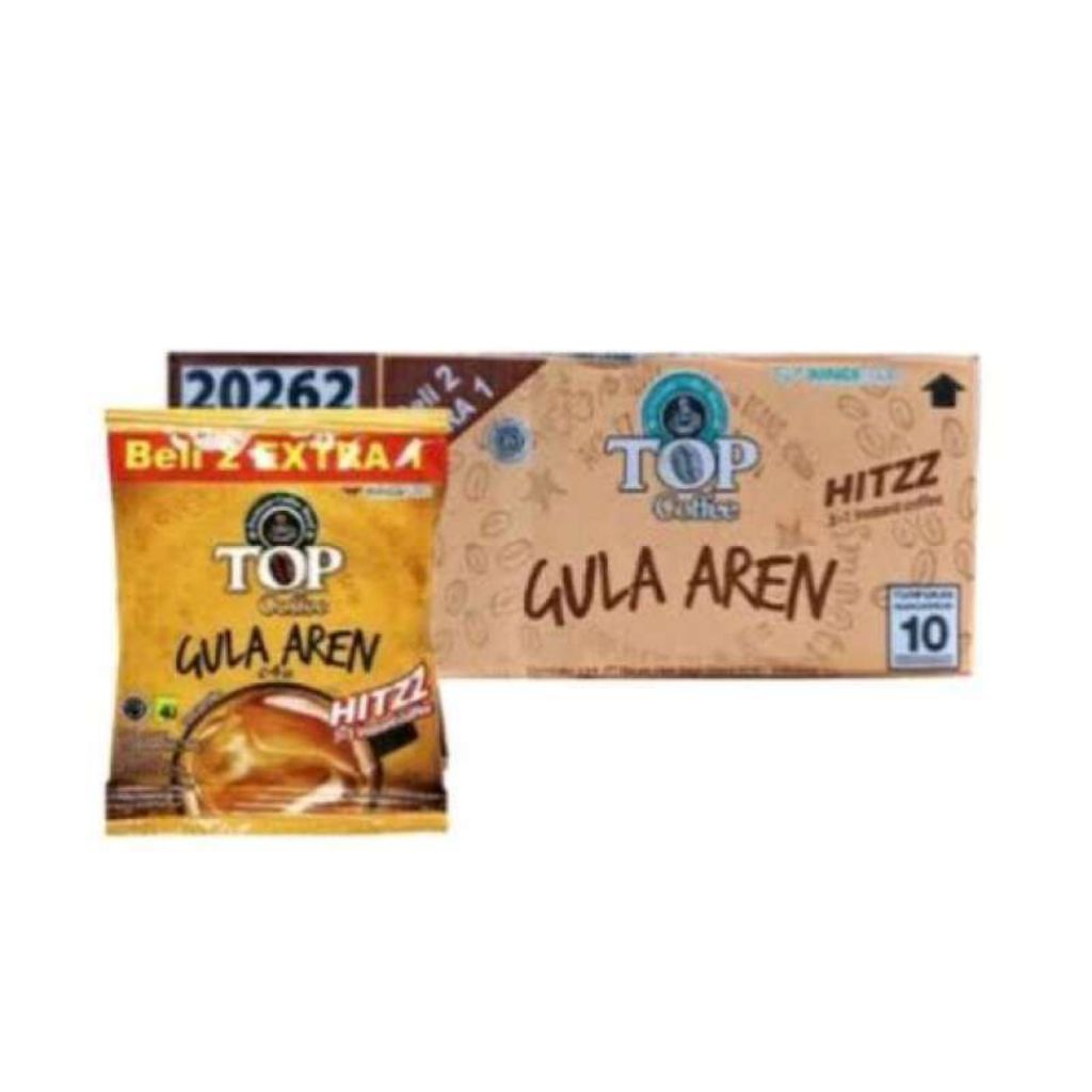 (1 DUS) TOP KOPI GULA AREN 12 RENTENG