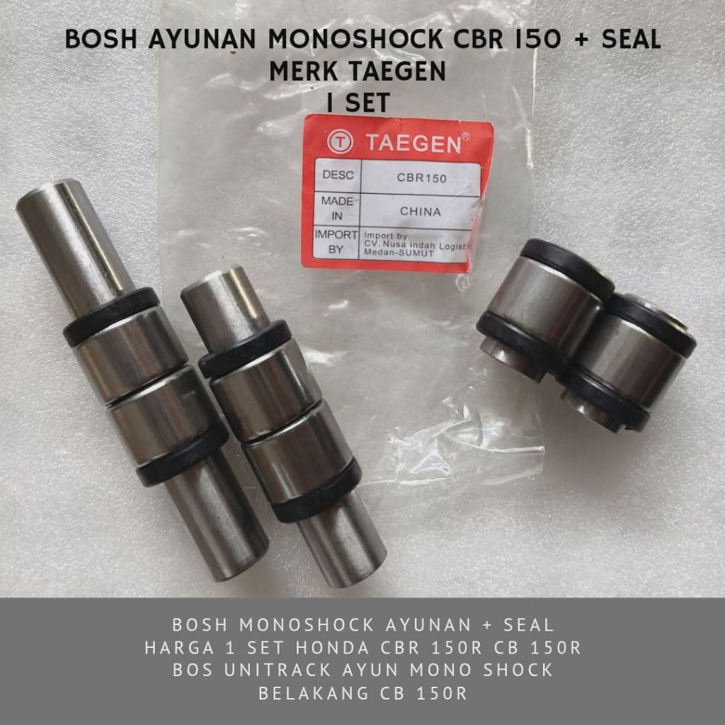 BOSH MONOSHOCK AYUNAN + SEAL HONDA CBR 150R CB 150R BOS UNITRACK AYUN MONO SHOCK BELAKANG CB 150R