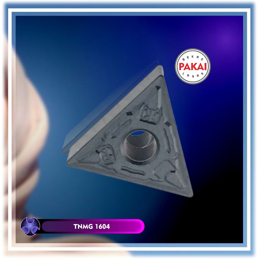 INSERT TNMG16 CARBIDE BEKAS LAYAK PAKAI / Insert TNMG16 Carbide / Insert TNMG16 Carbide Secondhand