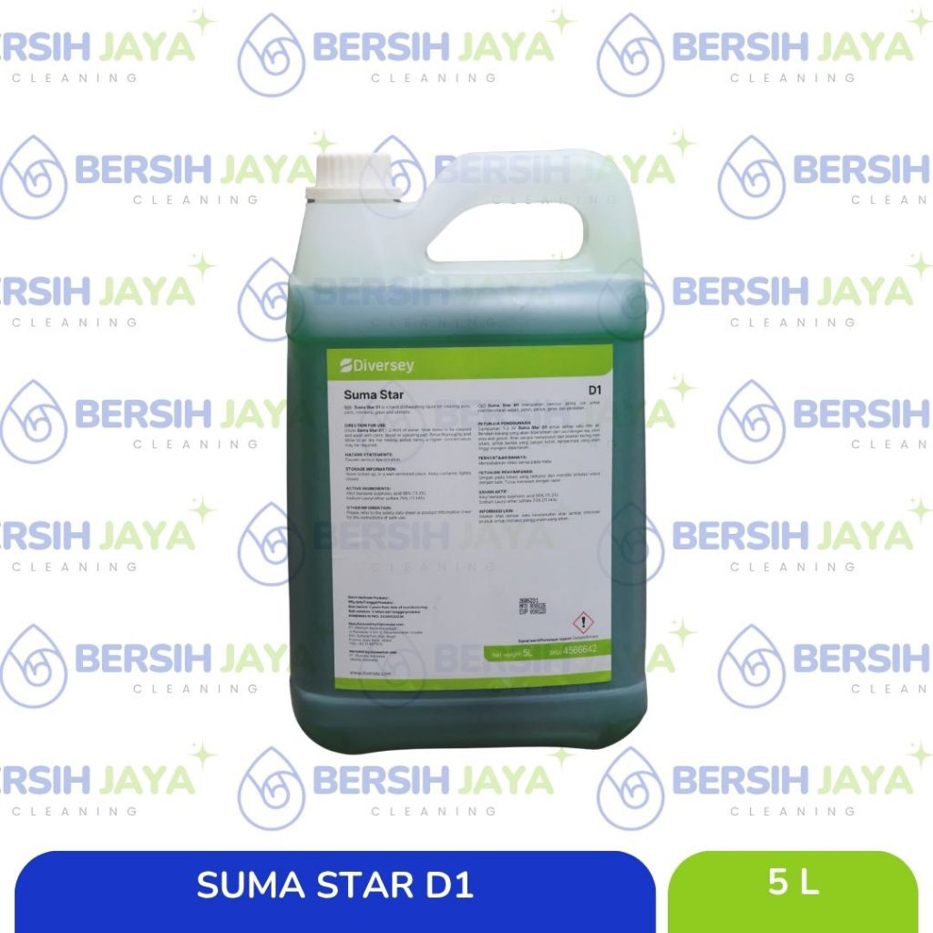 Diversey SUMA Star D1 - 5L (Cairan Pencuci Piring)