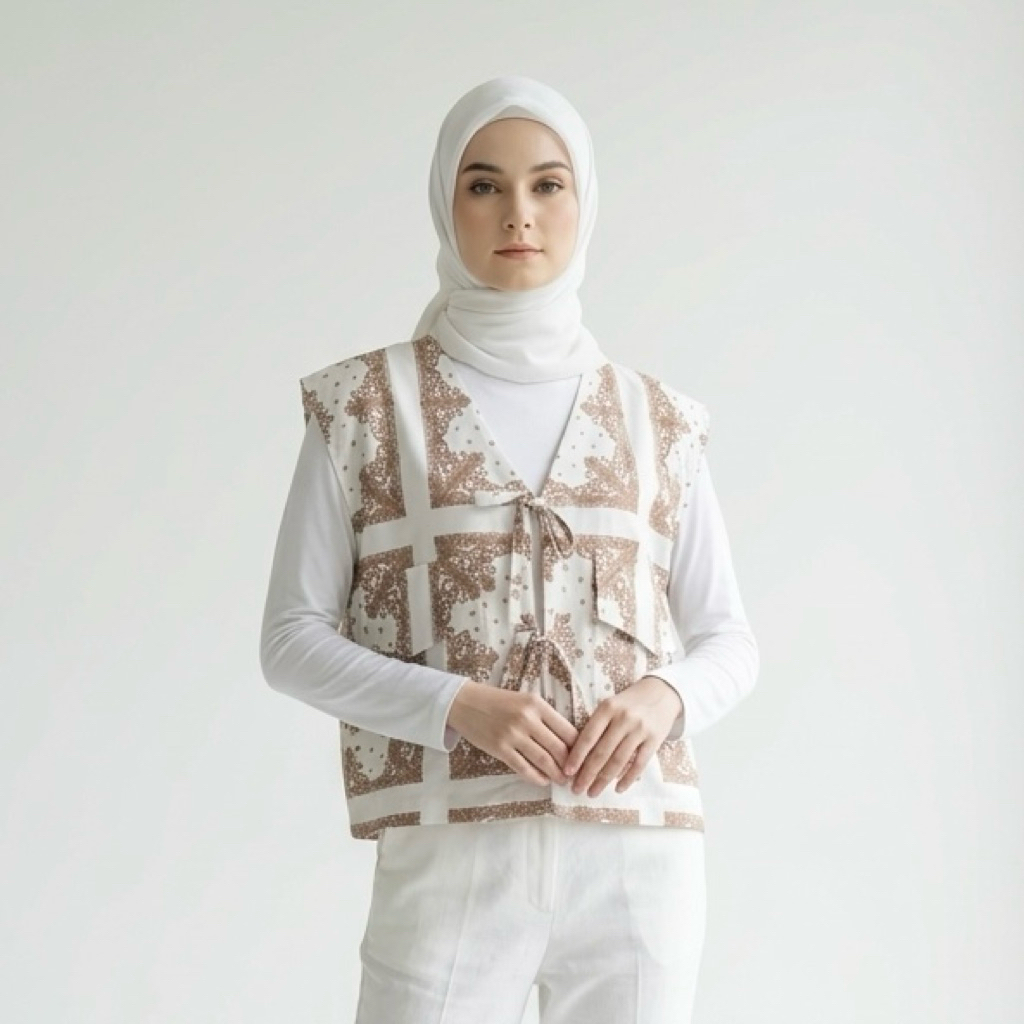 Rompi Batik | Vest Batik | Rompi Wanita | Vest Wanita