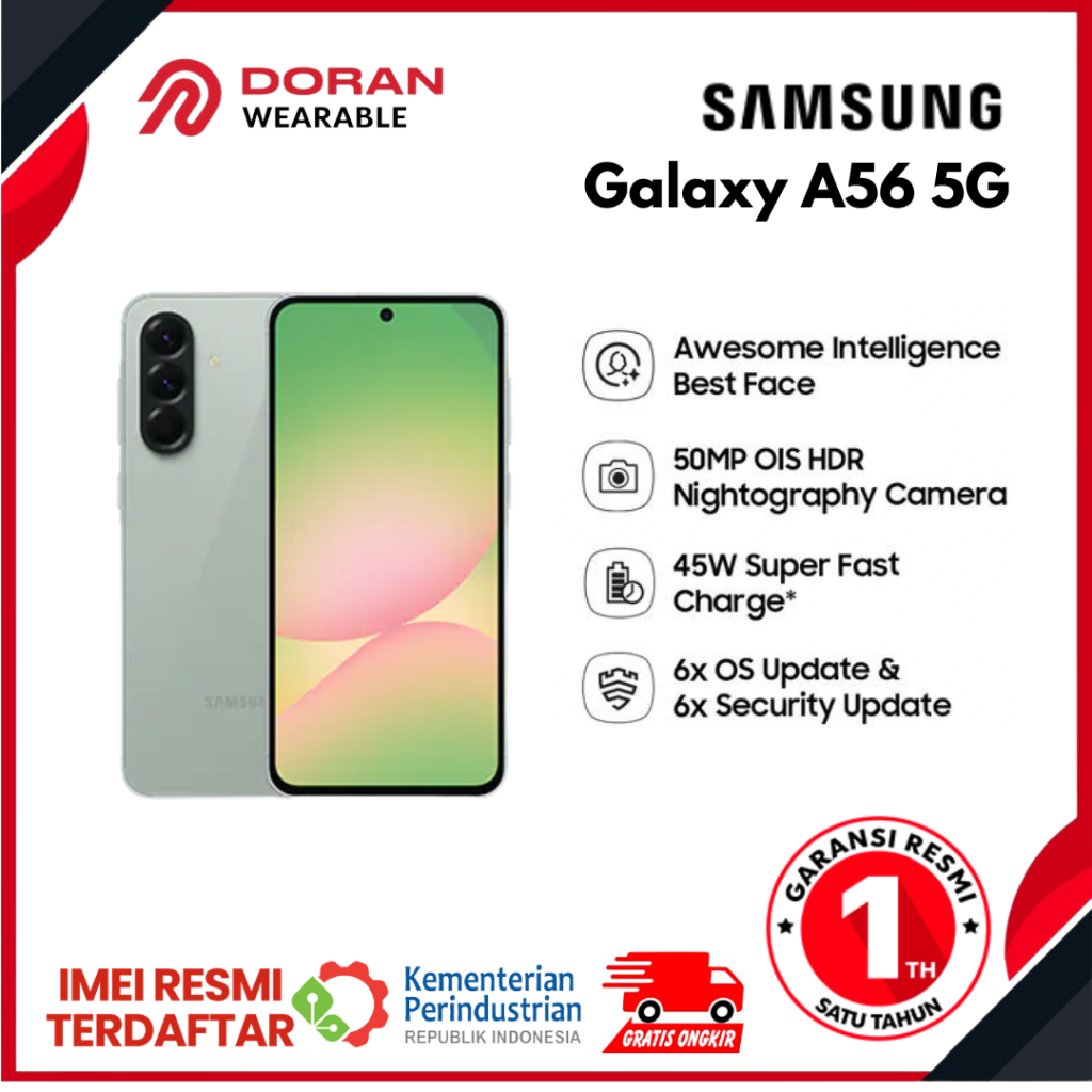 Samsung Galaxy A56 5G 8/256GB | 12/256 GB - Garansi Resmi