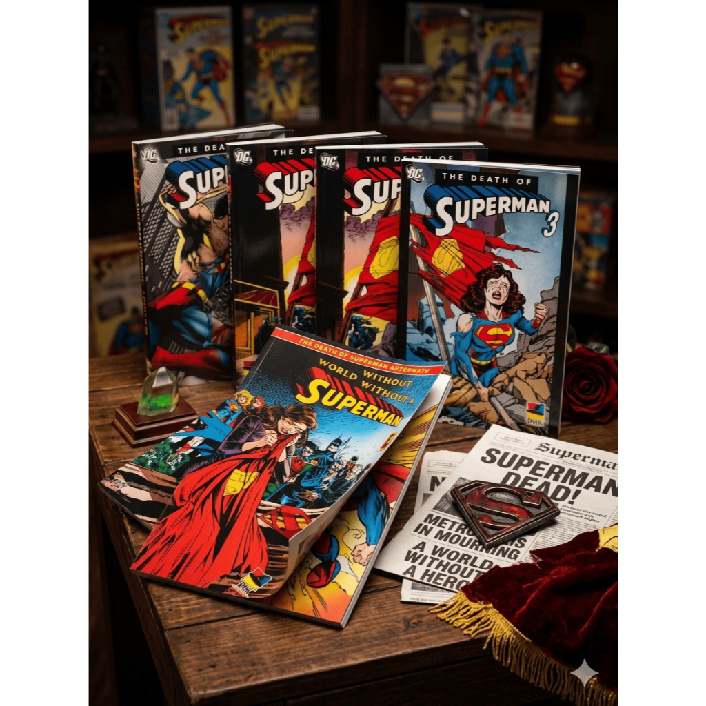 Komik Superman The Death of Superman - World Without A Superman - DC Comics Original PMK