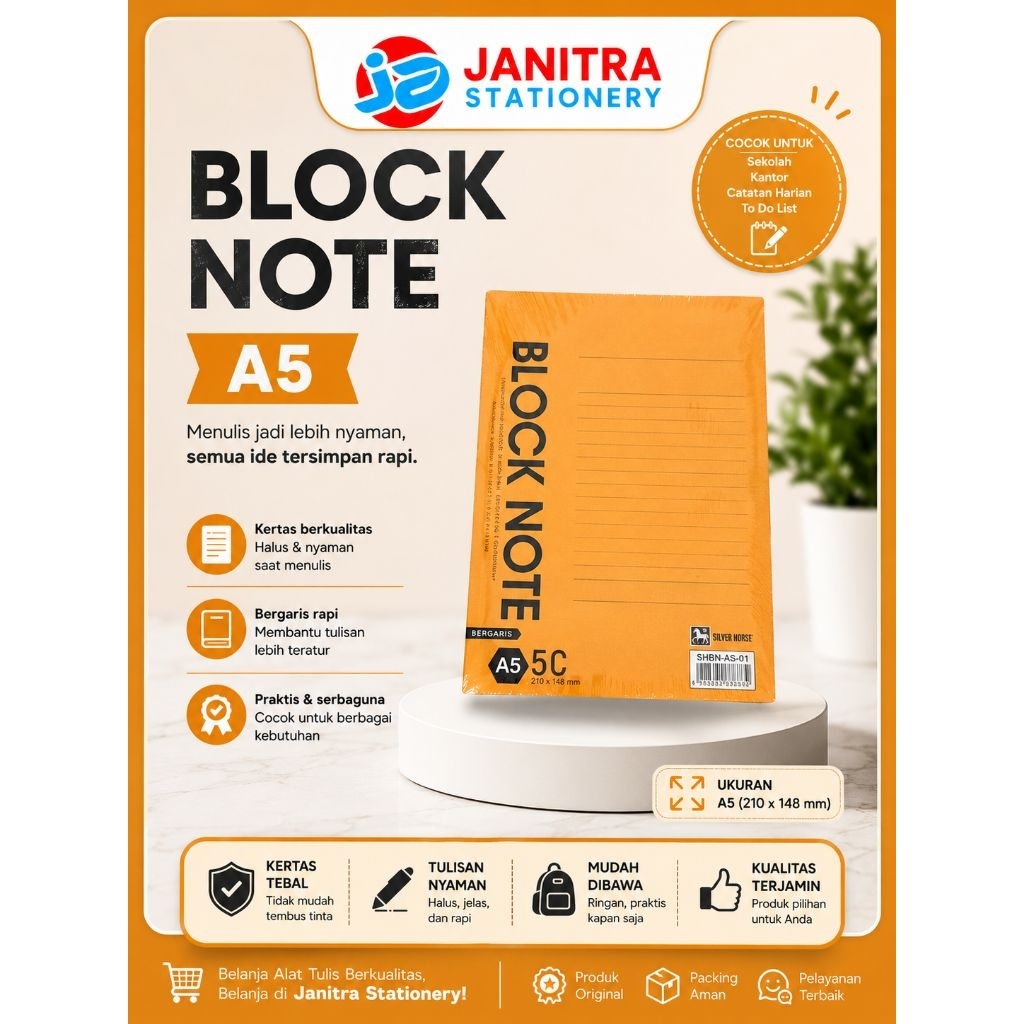 BLOCK NOTE A5