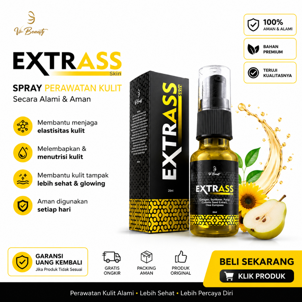BPOM Obat Pembesar Bokong & Pemutih Bokong - EXTRASS Spray_ Bisa COD AMPUH BPOM
