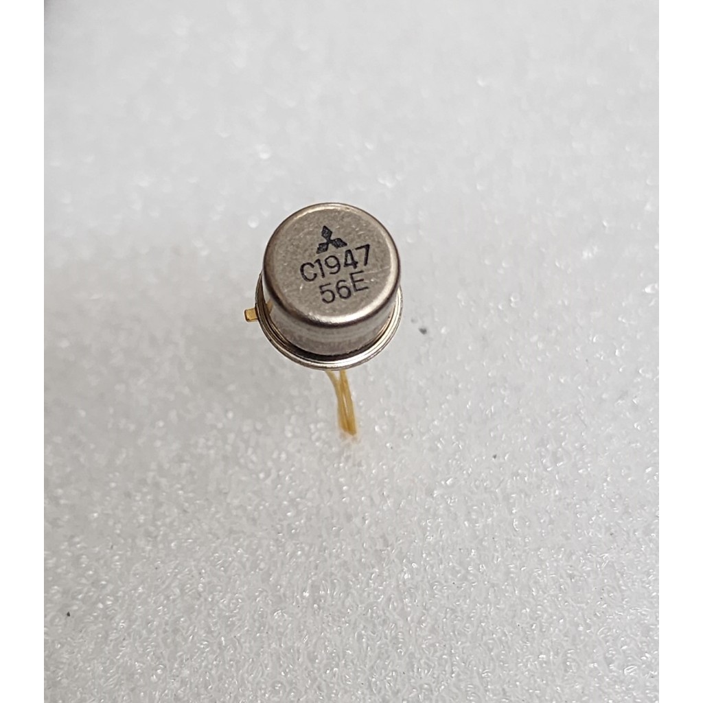 Transistor C1947 Silicon NPN 35V 1A utk RF Power dan VHF Mobile Radio - Original Gold Pin Kaki Emas 