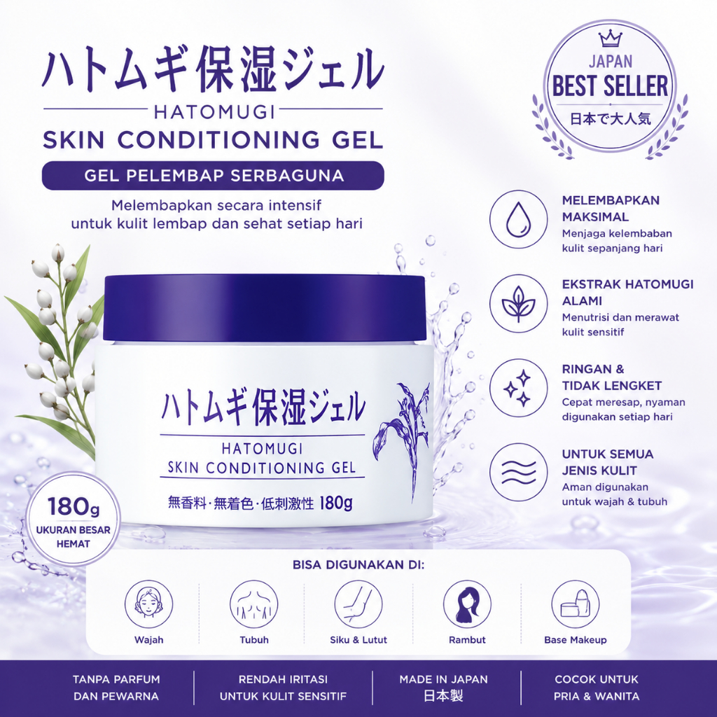 Hatomugi Skin Conditioning Gel 180g /Naturie Hatomugi Skin Conditioning Gel