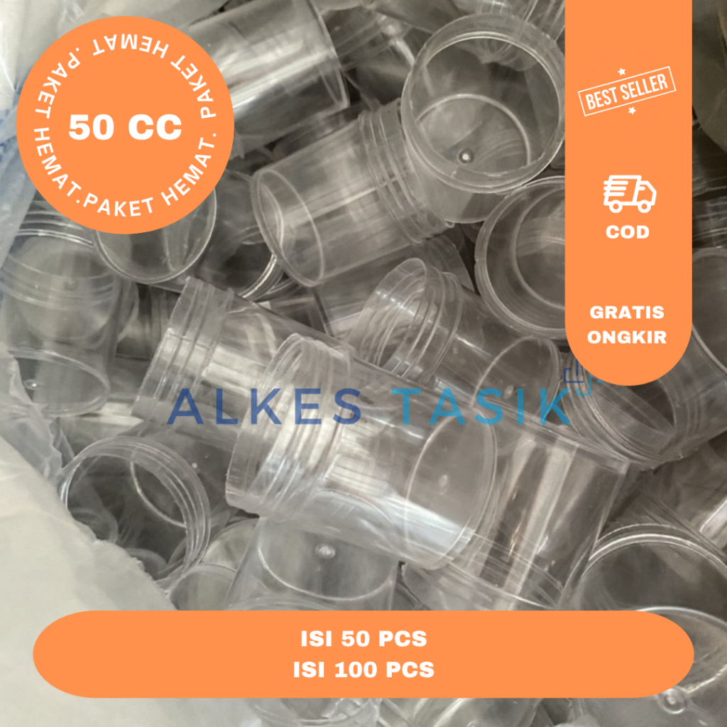 (50 CC) Paket Hemat Pot Salep 50 gram  isi 50 Pcs / isi 100 Pcs