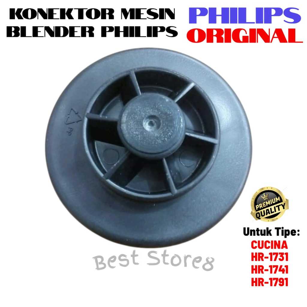KONEKTOR ORIGINAL BLENDER PHILIPS CUCINA TIPE HR 1741 1791 1731
