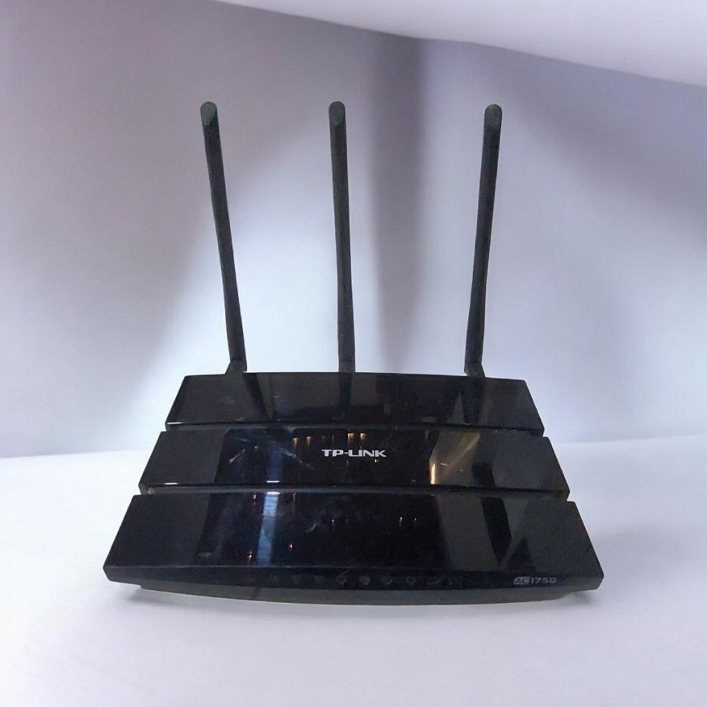 Modem Routet TP -LINK AC1750 Wireless Dual Band Ggabit Router Bekas Normal Tanpa adaptor
