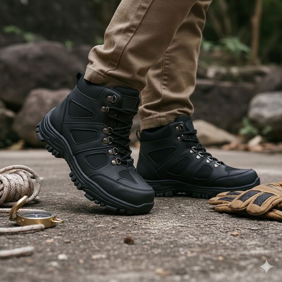 Terbaru Sepatu Safety Boots Pria Karrimore Tracking - Sepatu Safety Karimor Summit Hiking - Sepatu