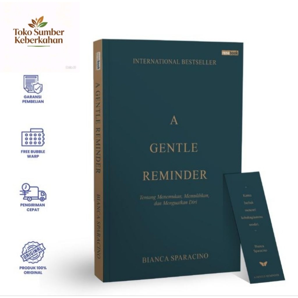 BUKU ORIGINAL TERJEMAH BAHASA INDONESIA A GENTLE REMINDER BIANCA SPARACINO PENERBIT RENEBOOK