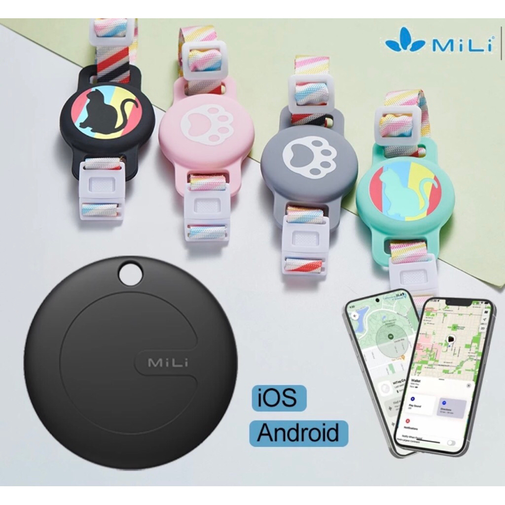 Preloved Mili Smart Gps Pet Tracker Air Tag Anjing Kucing Kalung Pelacak Android