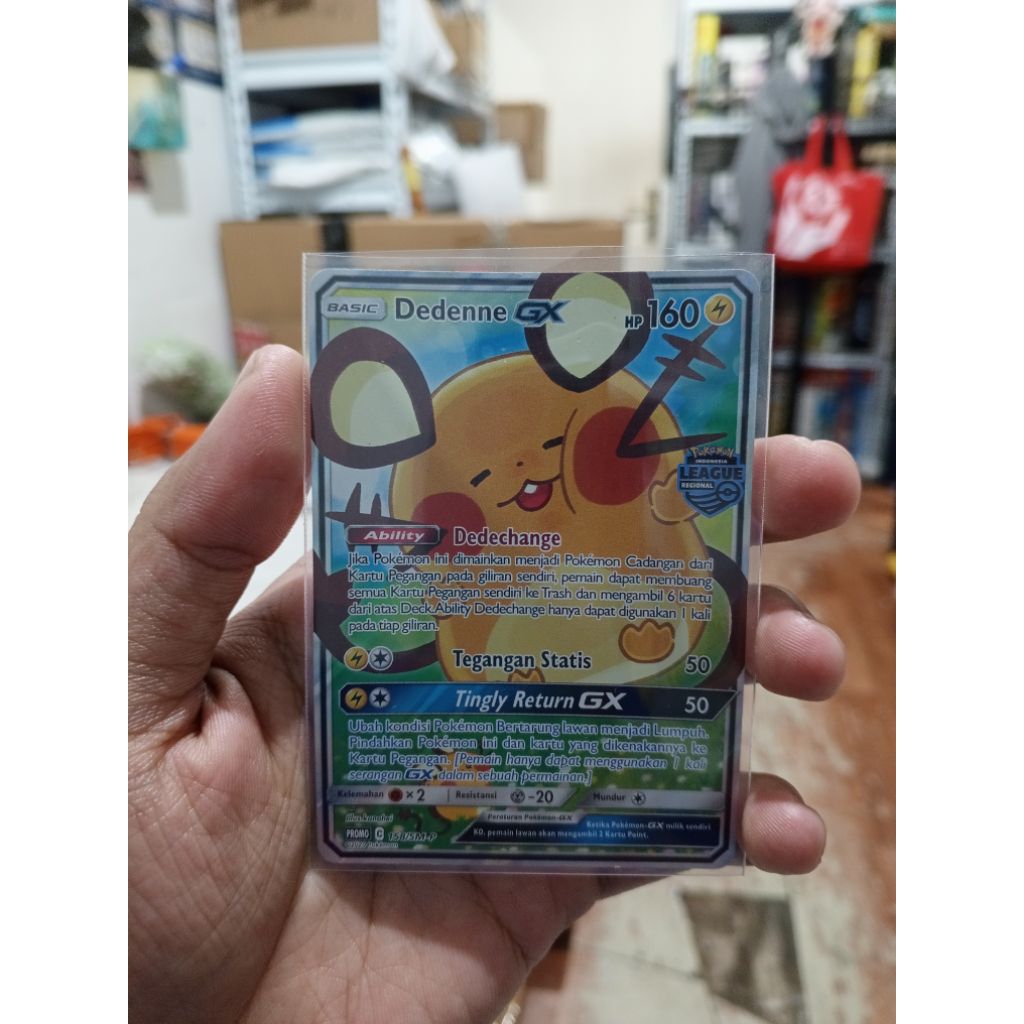 Dedenne Gx Promo Regional League kartu pokemon tcg indo