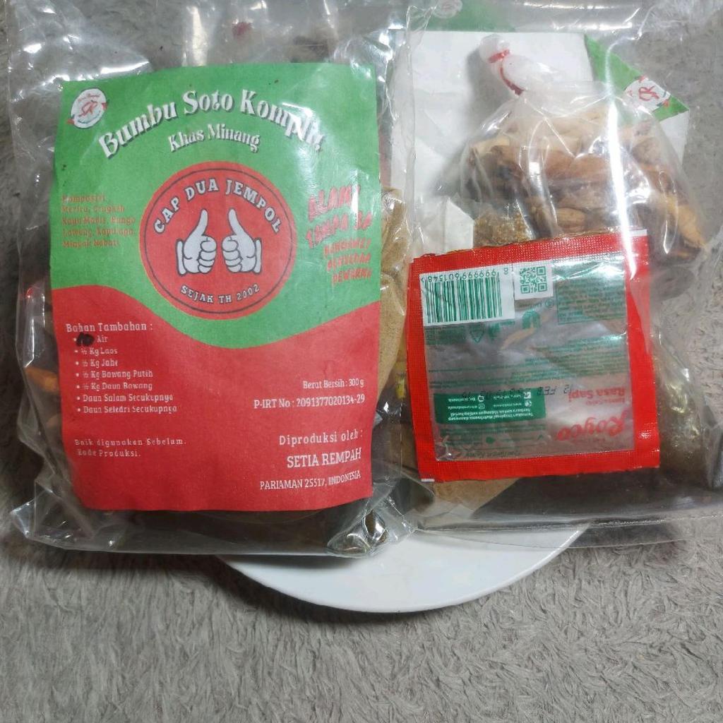 Bumbu Soto Padang Lengkap