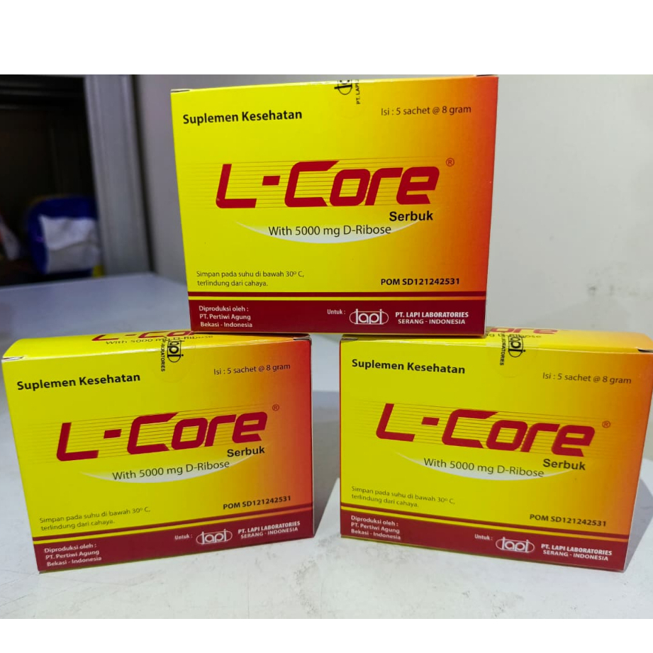 L-Core 5000 mg D-Ribose 1 Box (5 Sachet)