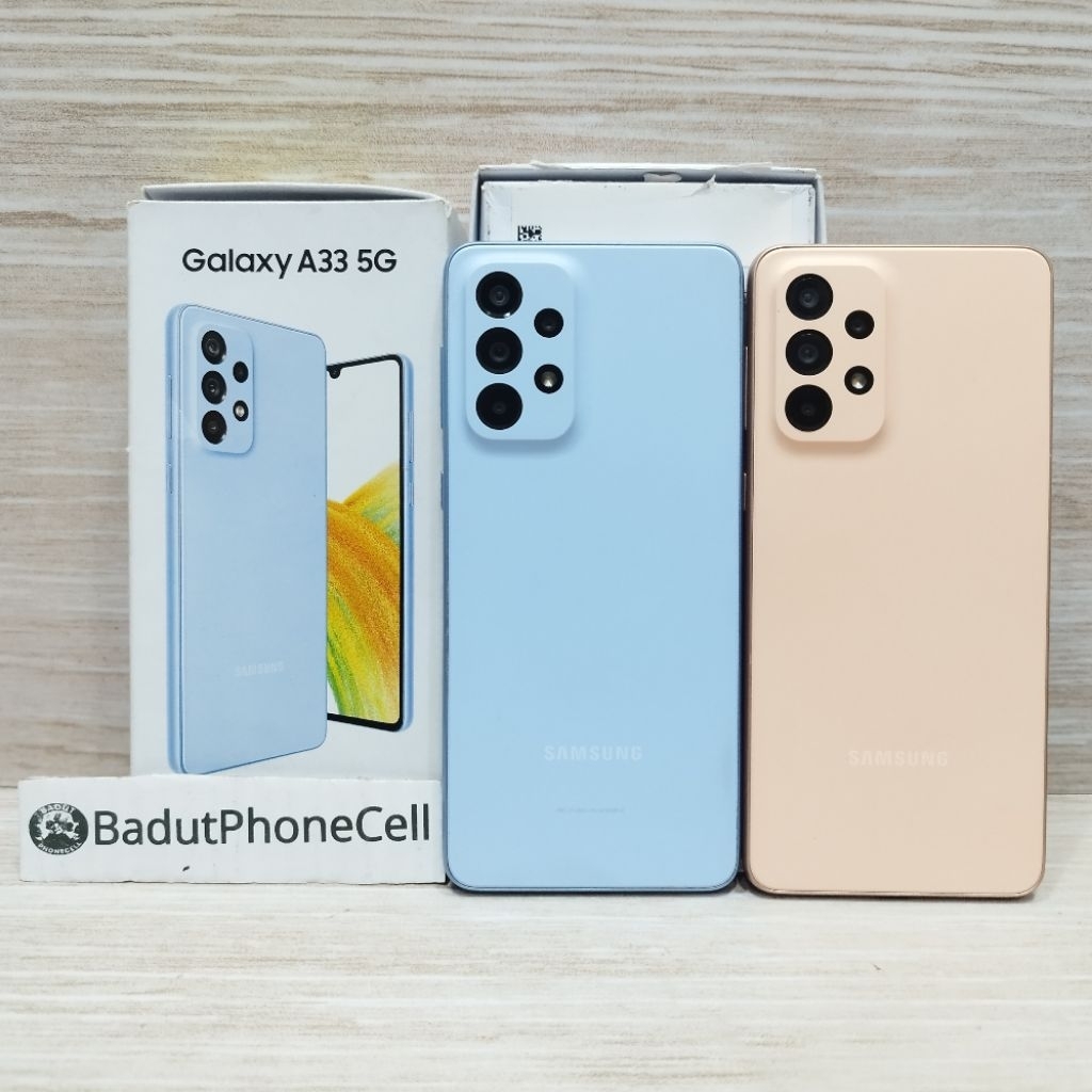 SAMSUNG A33 5G 8/128GB HANDPHONE SECOND BEKAS FULLSET