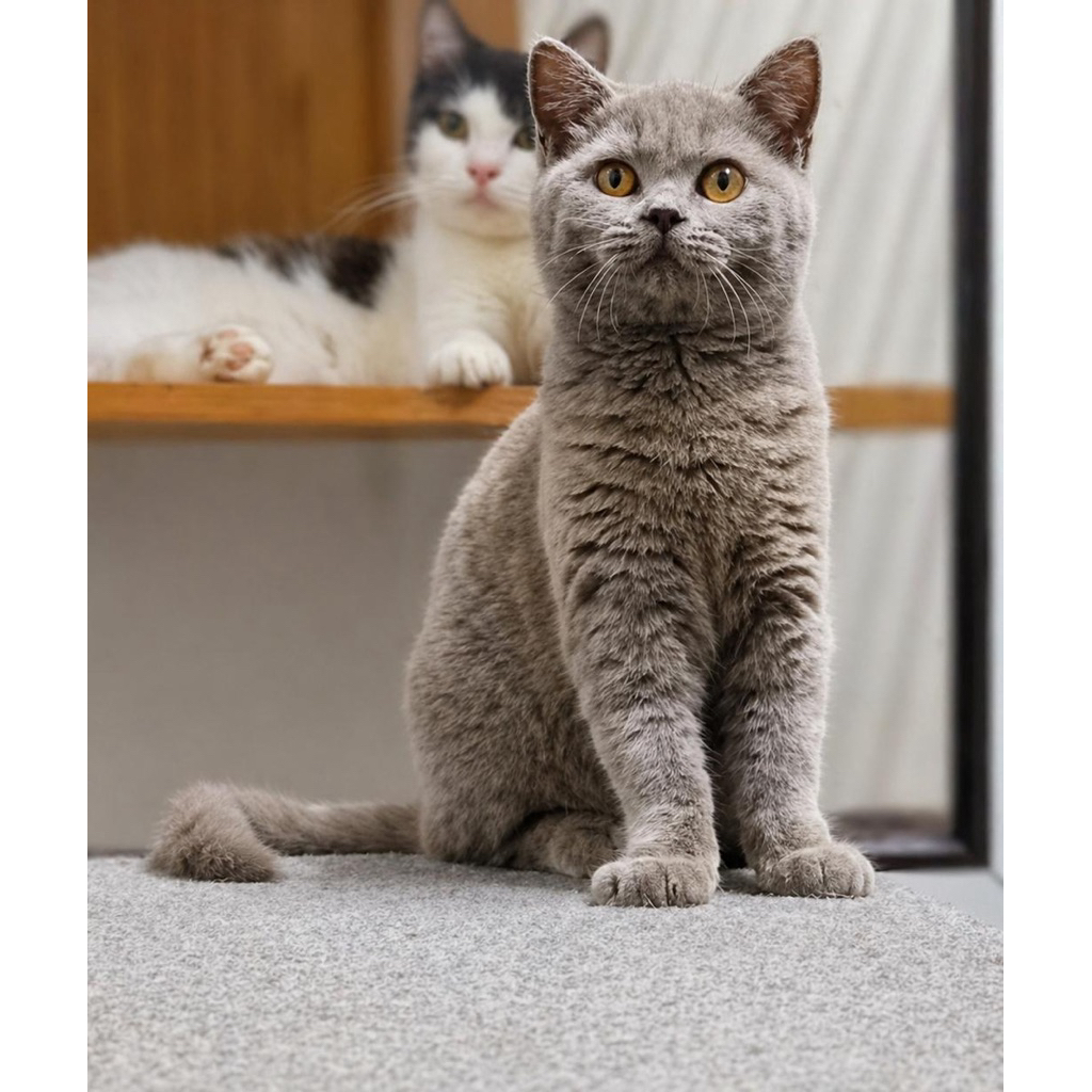Kucing Kitten BSH British Shorthair Blue Solid