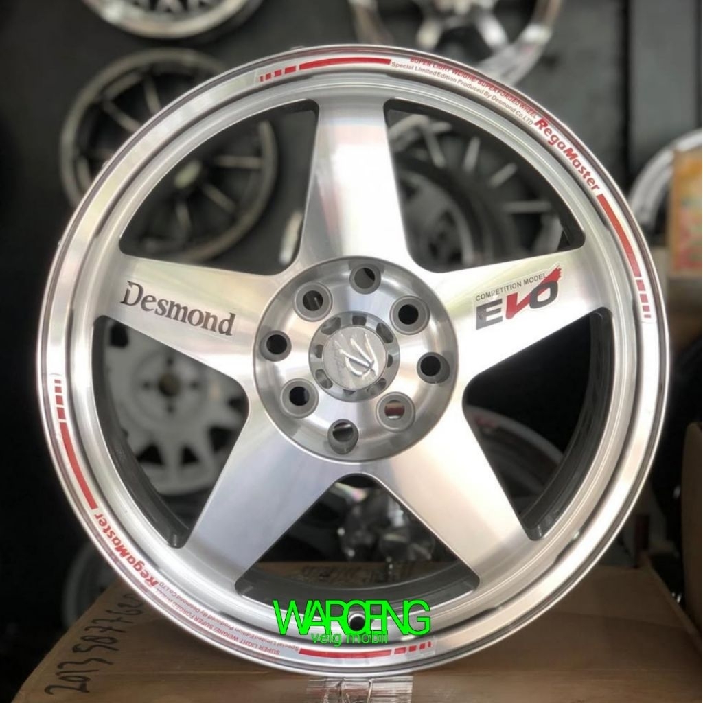 velg SPOON EVO ring 16 lebar 7 et 40 velg mobil r16 Avanza Xenia Livina Wuling binguo kijang Brio ja