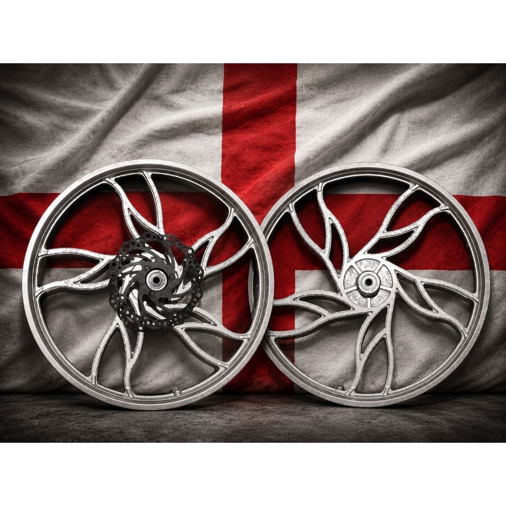 velg 20 SEPASANG kipas alloy velg palang 3 alloy model akar bmx racing velg lowrider velg jari serib