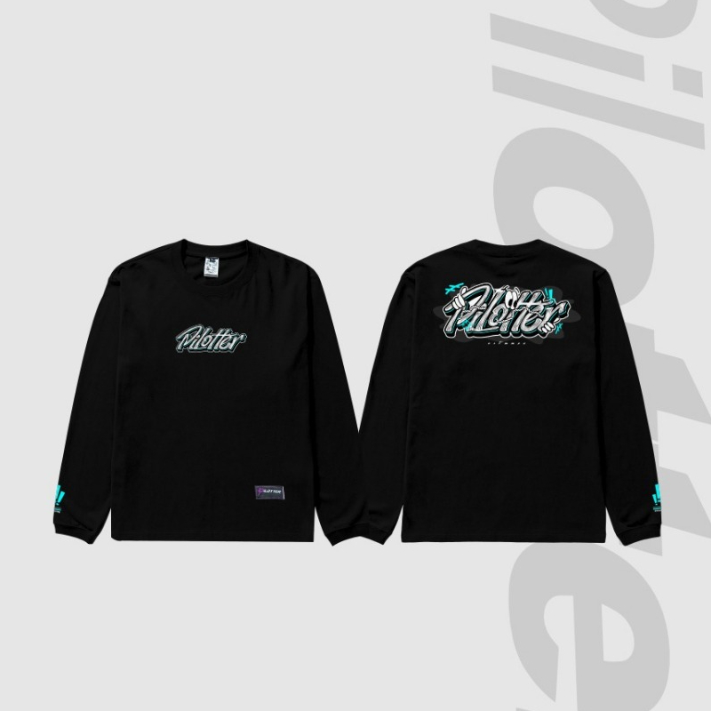Kaos Pilotter New Holley Lengan Panjang Original Free Stiker
