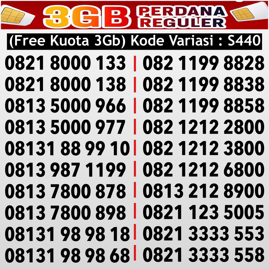 Nomor cantik simpati 888 999