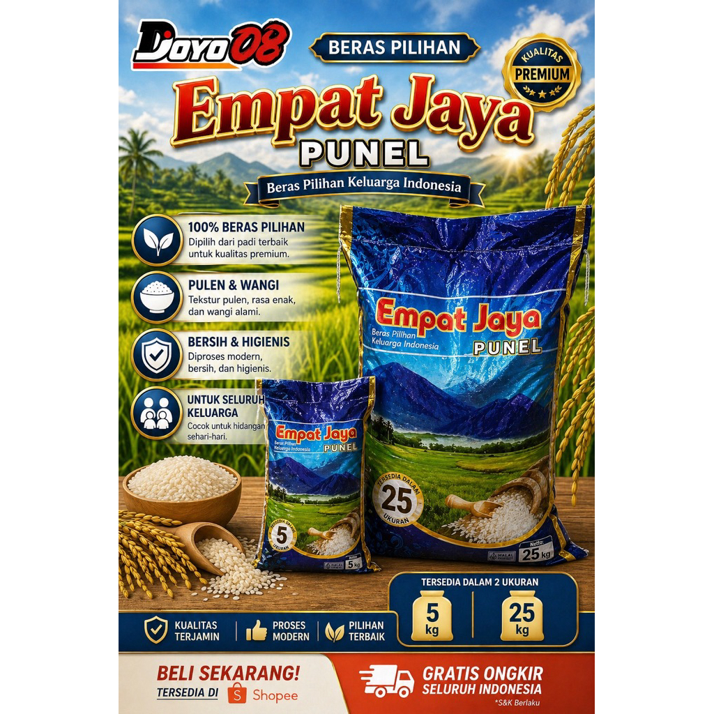Beras C4 Premium EMPAT JAYA 5Kg