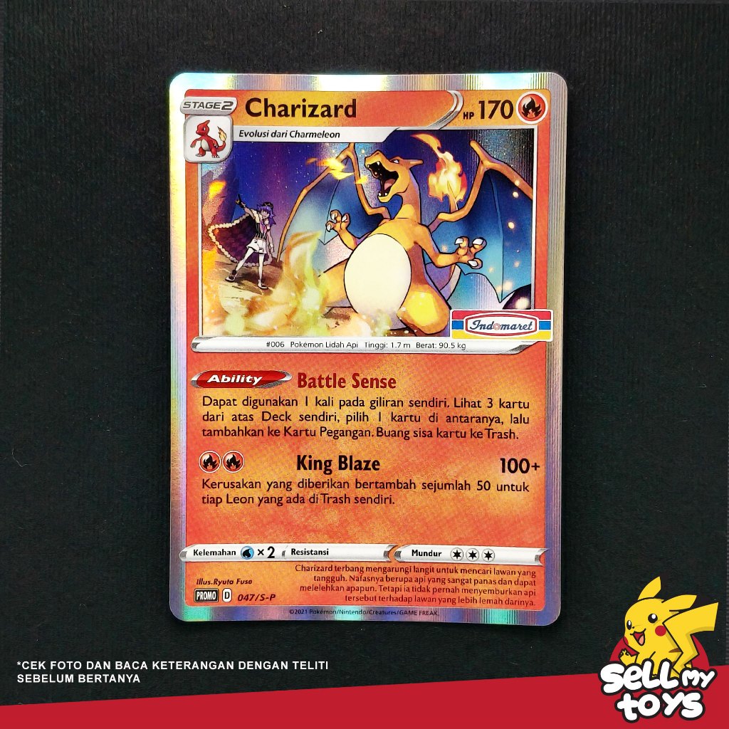 POKEMON TCG Indonesia - Charizard Indomaret Promo 047/s-p