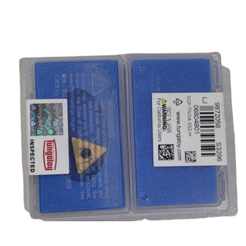 INSERT BUBUT TNGA 160408 TUNGALOY ORIGINAL BARU. PAHAT BUBUT KERAS DIAMOND CBN . PISAU BUBUT HARDEN 